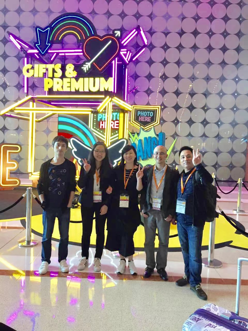 Sunnyland team at a trade show
