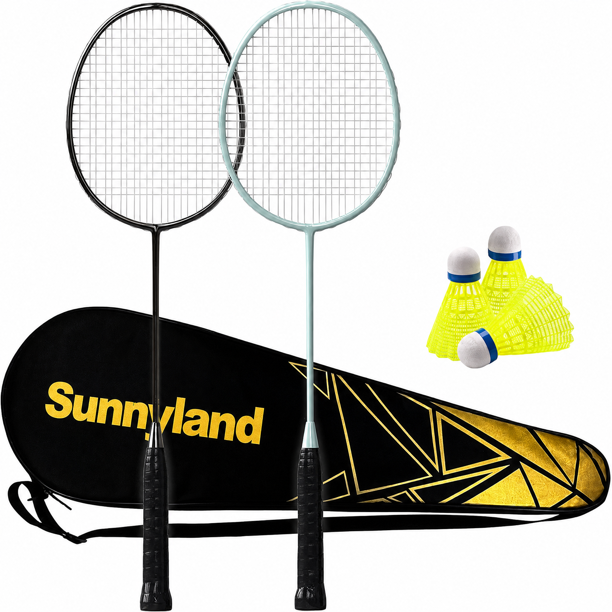 Badminton Set With Aluminum And Carbon Racket