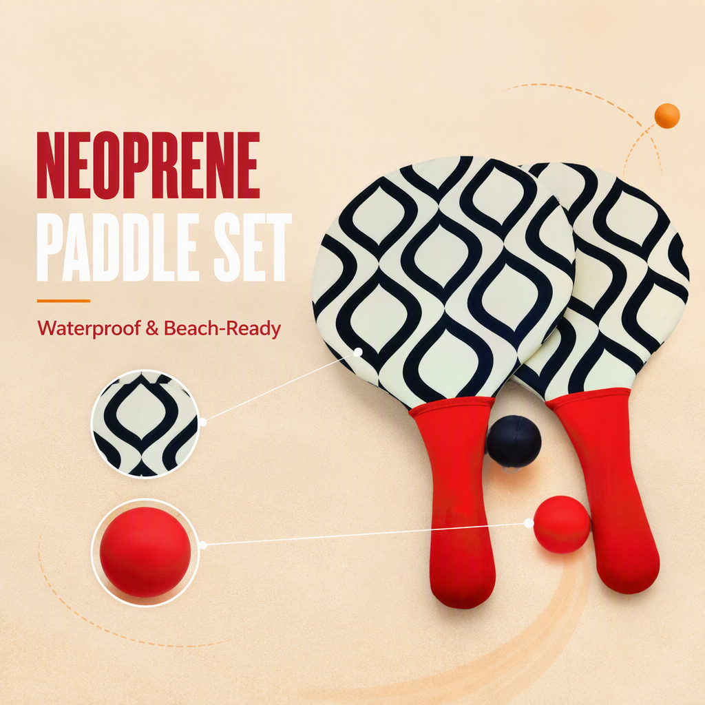 Neoprene Beach Paddle Set