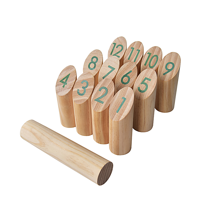 Wooden number toss
